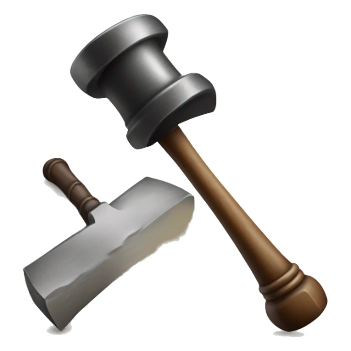 Auction hammer landing with the statement written below it "Sold to the highest bidder!" sticker