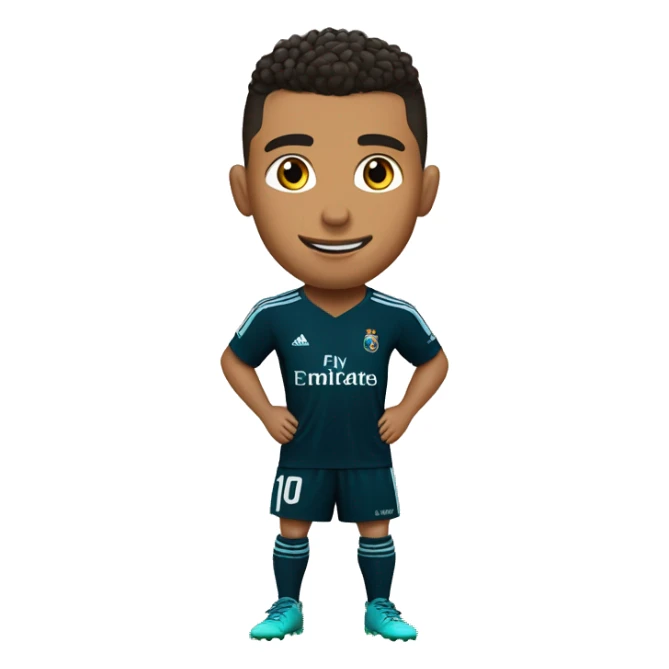 Ronaldo avec le maillot de haity sticker