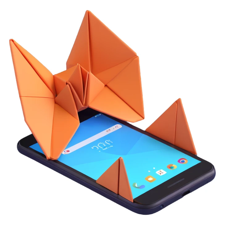 Un smartphone qui se plie comme un origami sticker