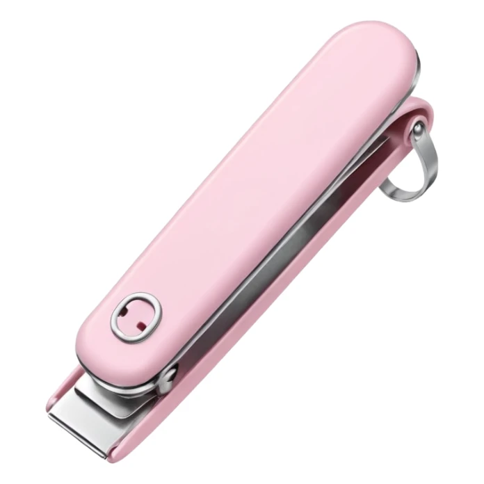 Minimalist kawaii nail tools, each tool alone, simple and clean design, pastel colors, delicate and charming, high-resolution, single subject only sticker