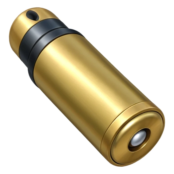 a single bullet sligly ratated to the right side sticker