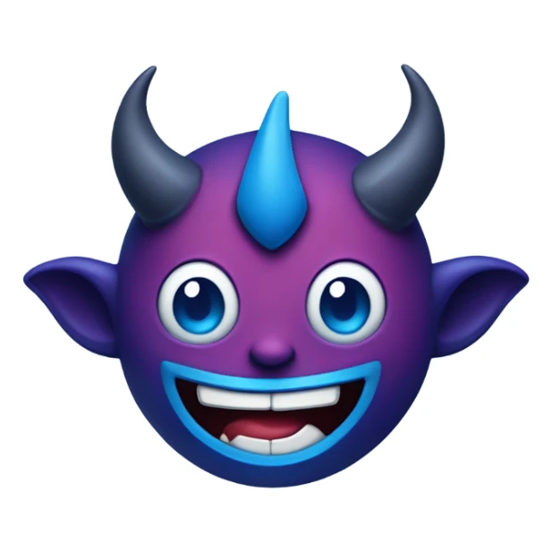 Blueberry Satan on a t shirt sticker