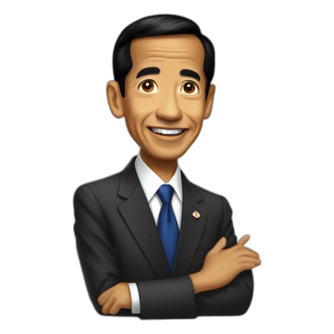 jokowi dodo president of indonesia sticker
