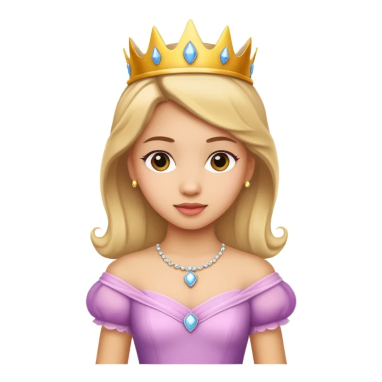 girls in a princess dress sticker