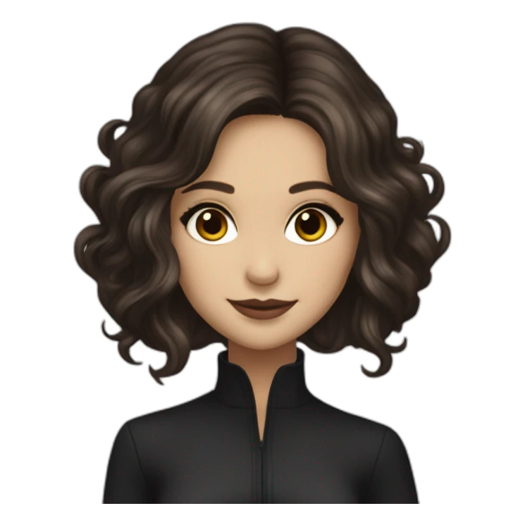 Katherine Pierce with wavy hair by Nina Dobrev sticker