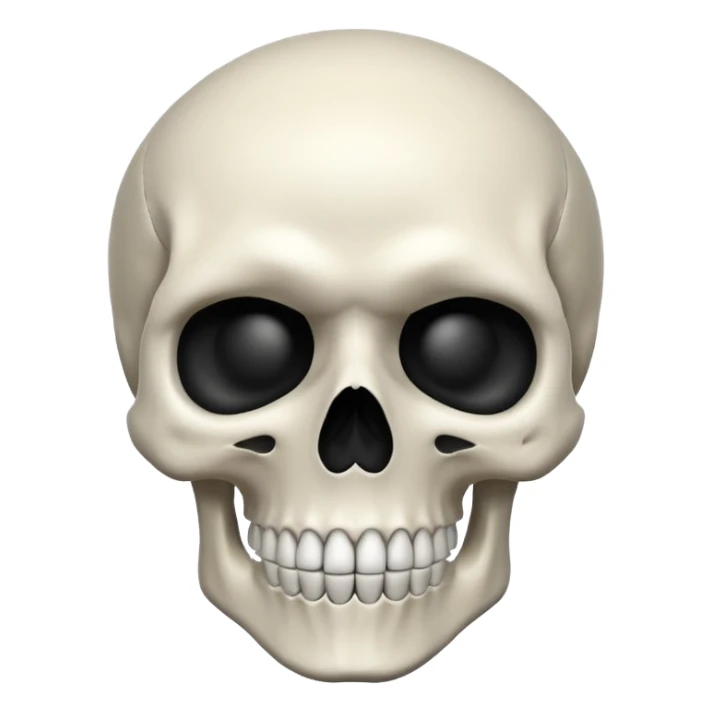 skull emoji use in whatsapp or instagram sticker