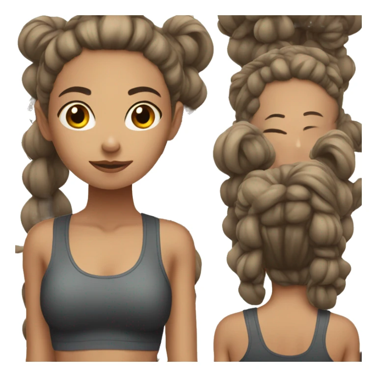 Gym girl, with little desire sticker