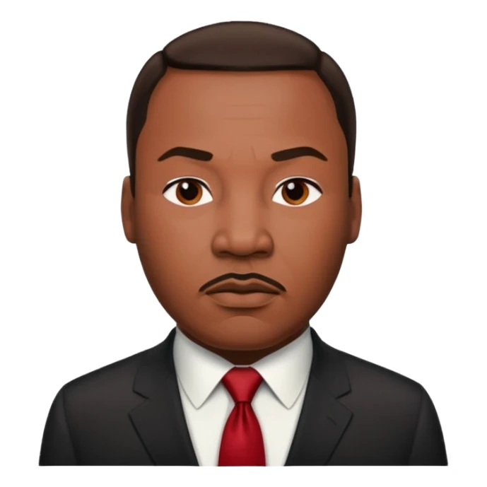 Martin Luther King JR. Died sticker