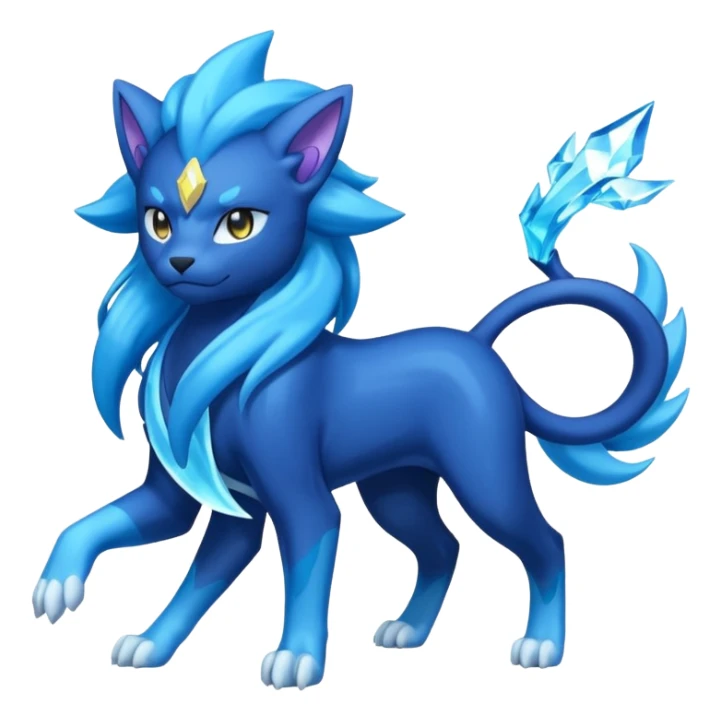 Luxray-Suicune-Amaura-fusion sticker