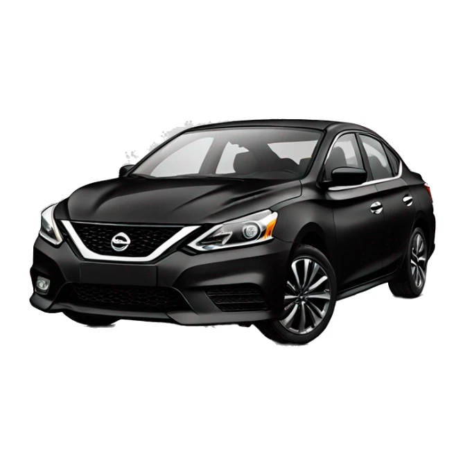 Black Nissan Sentra sticker