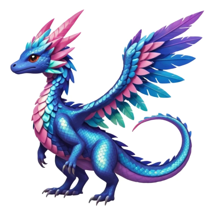  exotic Fakémon-Pokémon-Dutch-Angel-Dragon-Nargacuga-Vernid-creature sticker