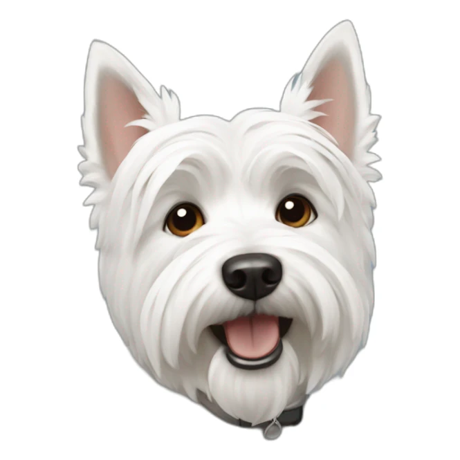 Canadian westie sticker