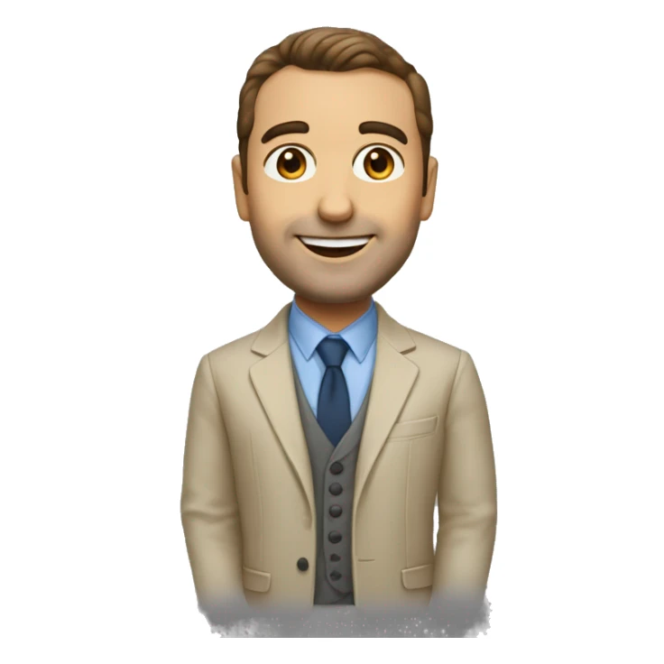 memoji of andrew huberman, hubermanlab sticker