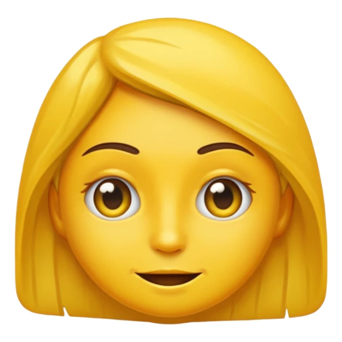 Emoji amarillo mordiéndose la uña sticker