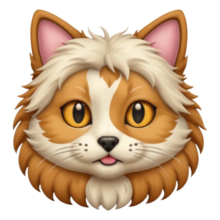 cat and dog one body sticker