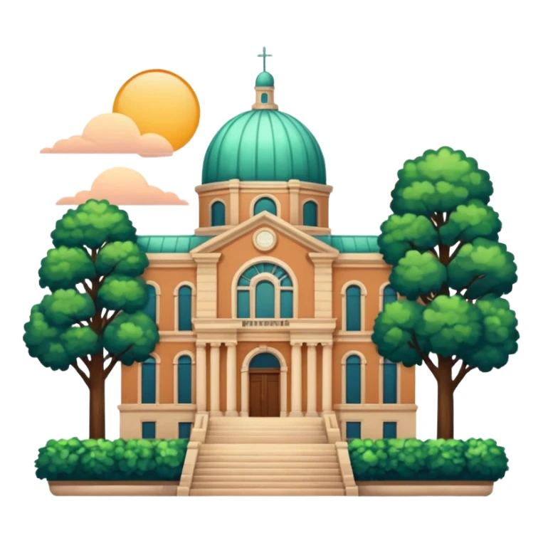 Vintage academia aesthetic scenery  sticker