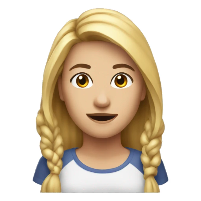 woman, streamer sticker