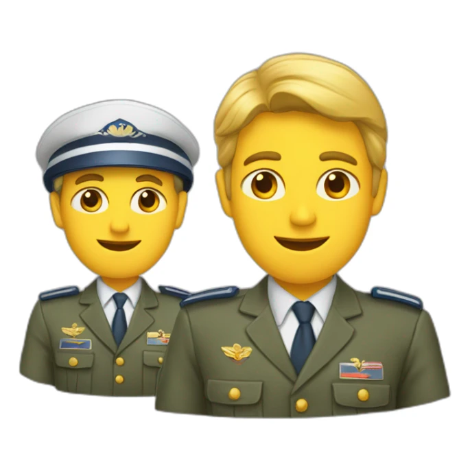 Deux tours côté a côté avec des avions sticker