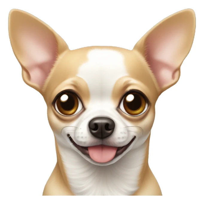Pincher chihuahua and white and tan chihuahua  sticker