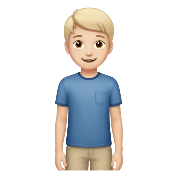create emoji of a boy getting up sticker