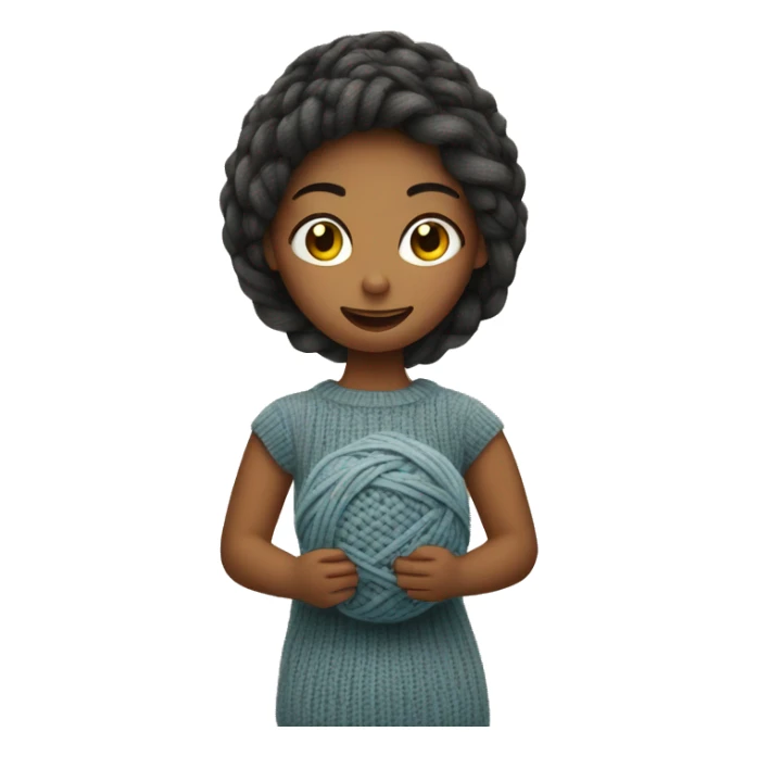 the girl who knits sticker