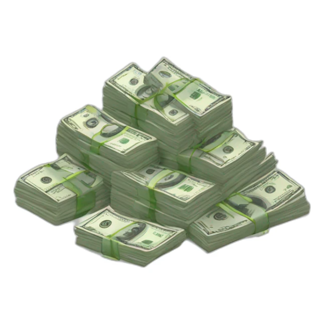 a lot of money sticker