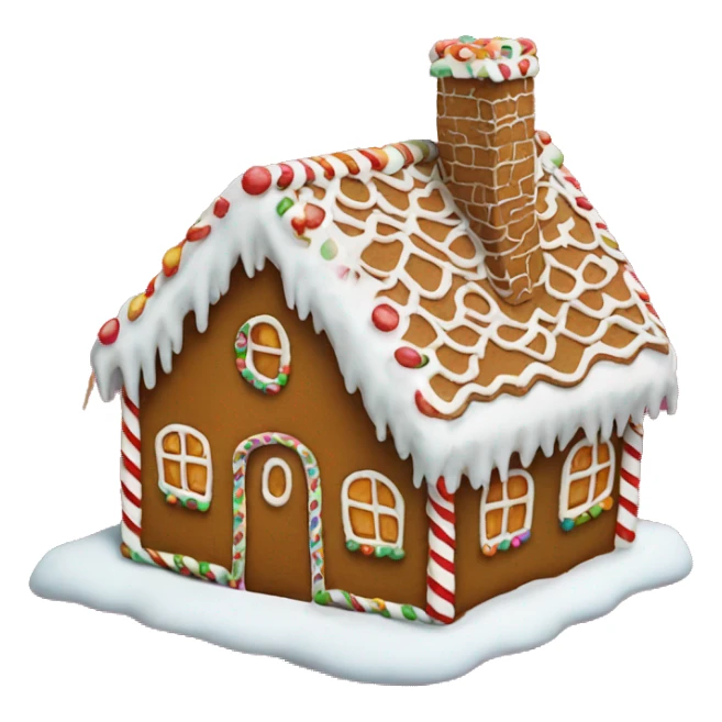Gingerbread house sticker