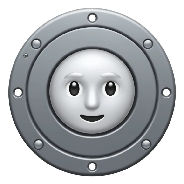 fais moi un bouclier gris avec un point d'interogation dessusssus sticker