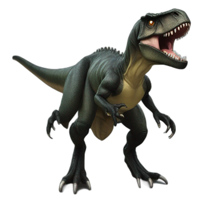 Un T-rex fusionné avec venom sticker