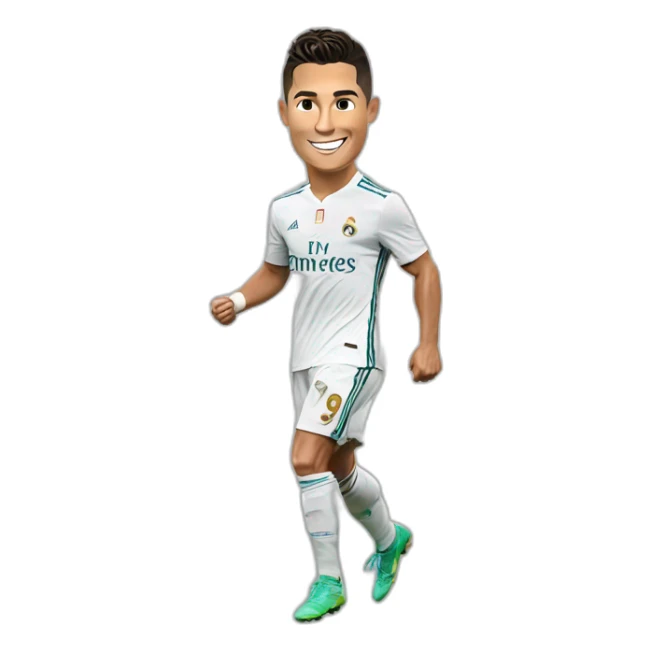 happy cristiano ronaldo sticker