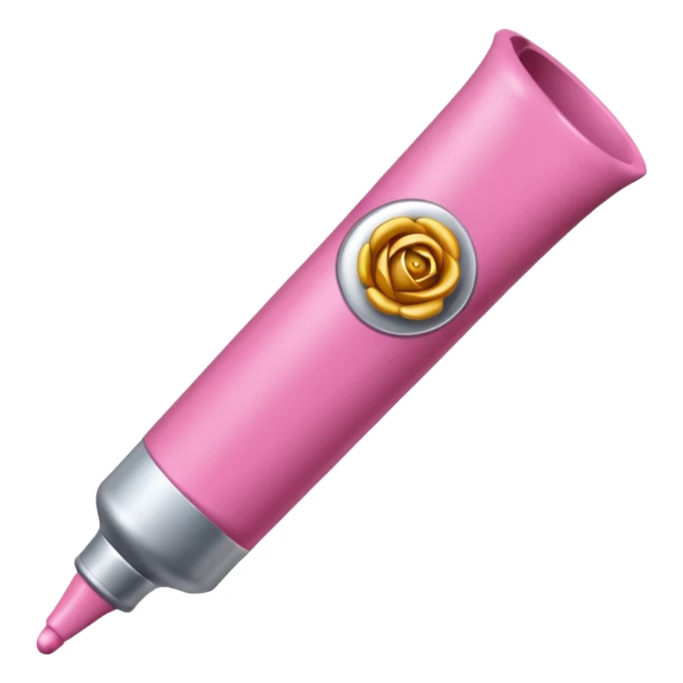 Tube de peinture rose sticker