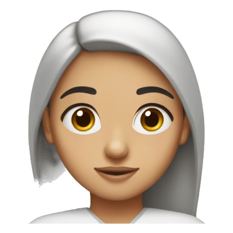 armenian girl with brow eyes sticker