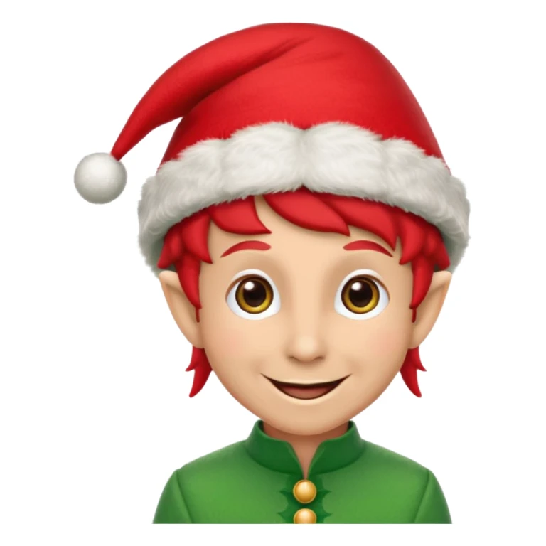 Make an emoji of elf on the shelf  sticker