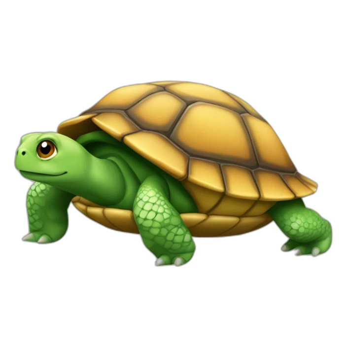 Paresseux sur une tortue sticker