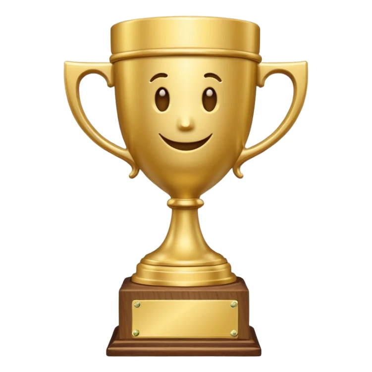 i want a participation trophy that is a completely plain and pretty small trophy that says Participation Trophy on the gold plate on the wooden base sticker
