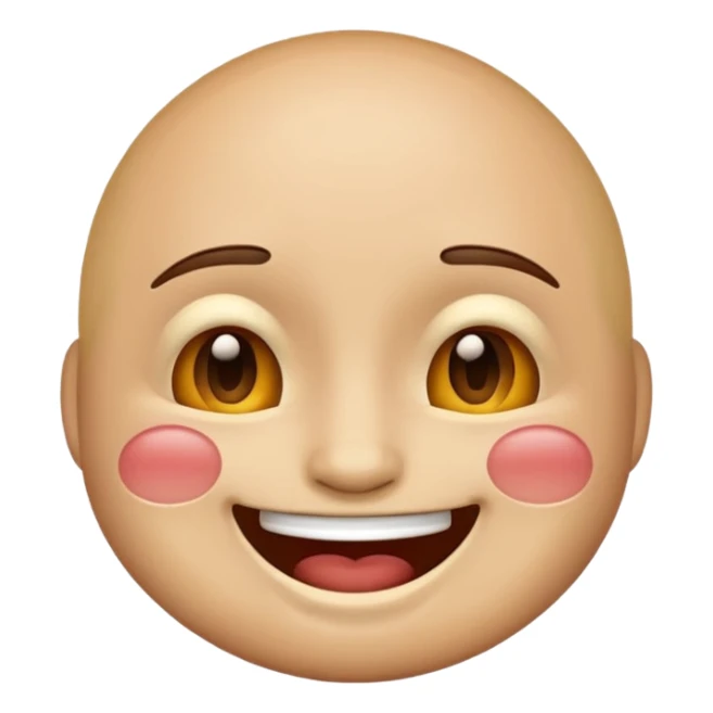 Emoji face smile that is smiling but in pain sticker