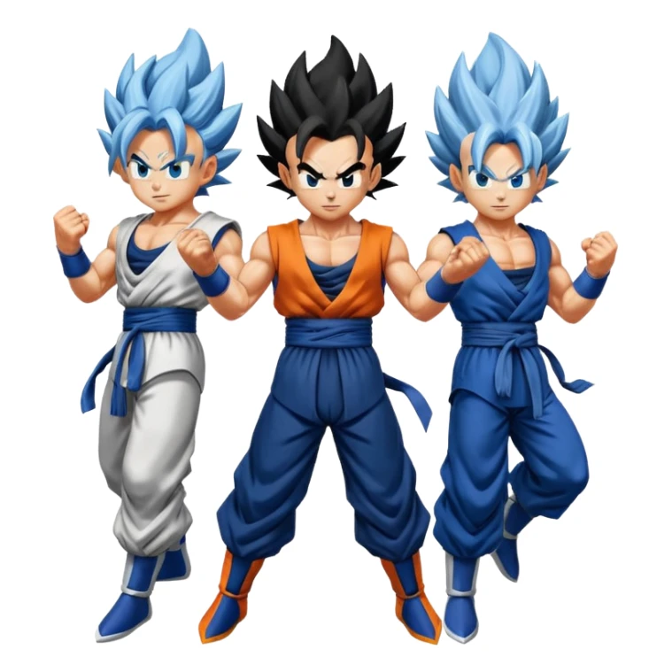 gogeta ultra instinct ultra ego fusion sticker