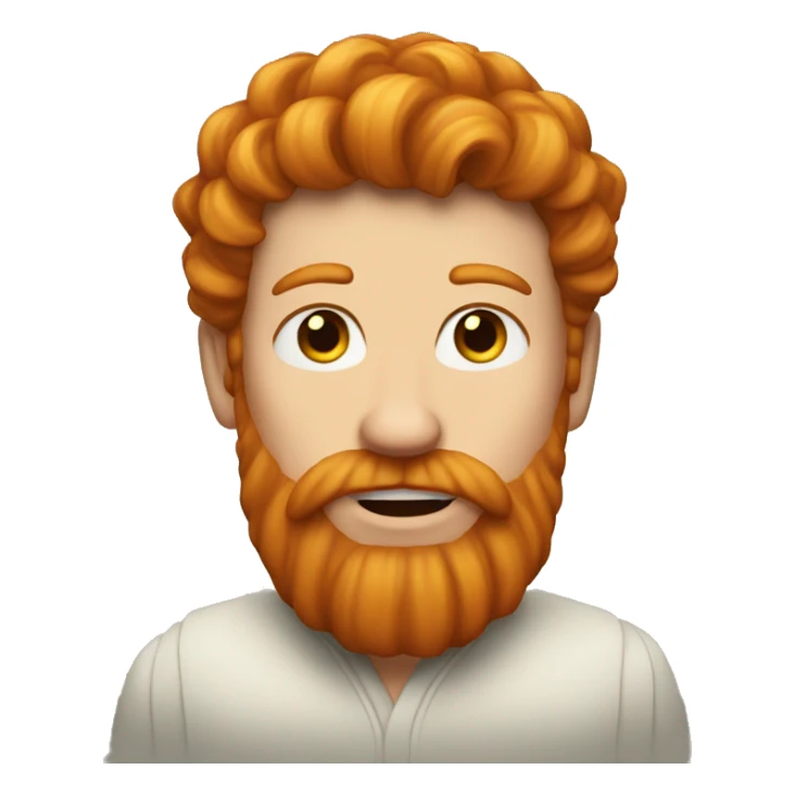 Short ginger king sticker