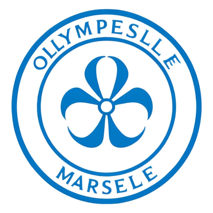 Logo du club de foot Olympique de Marseille sticker