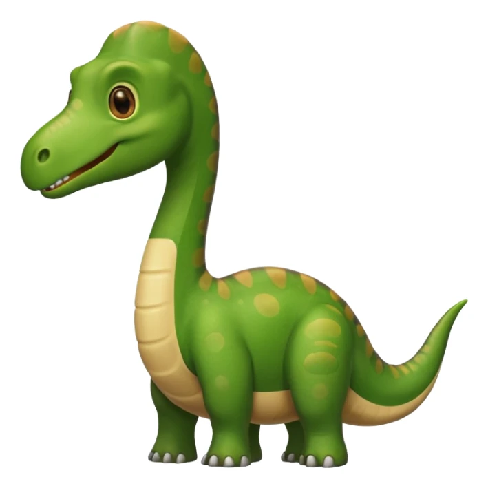 Brachiosaurus feel chill and say hi sticker