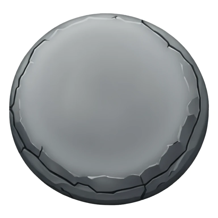 round stone sticker