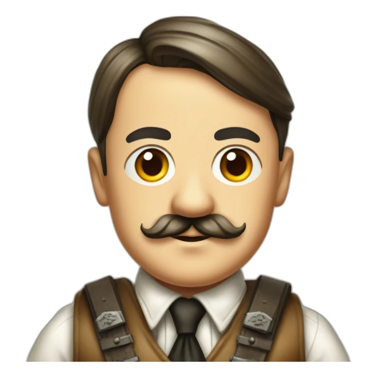 Adolf Hitler in Oktoberfest Clothes sticker