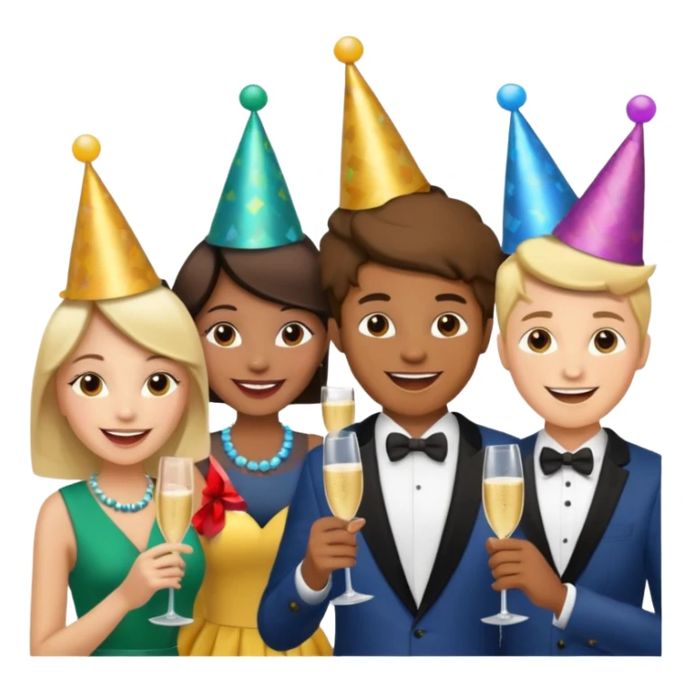 christmas party sticker