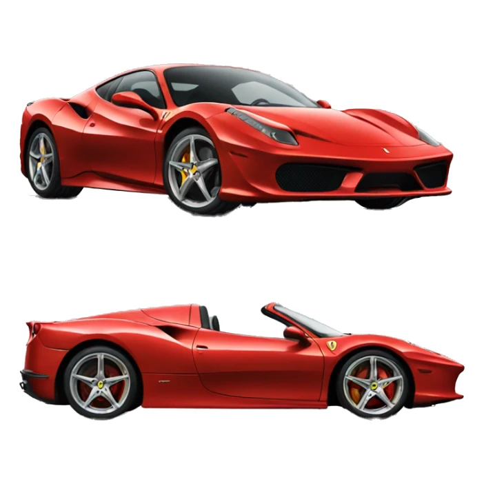 Red Ferrari  sticker