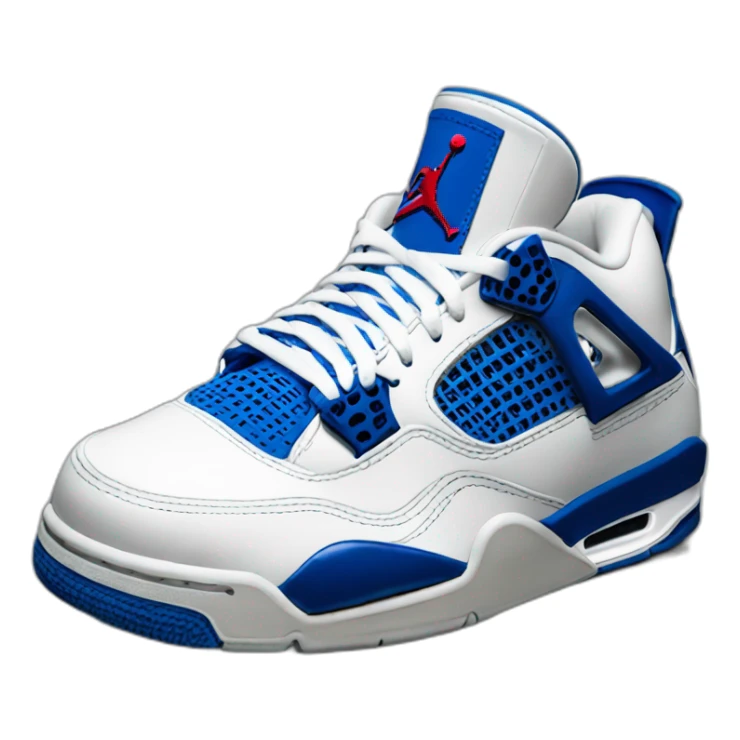 Jordan 4 bleu sticker