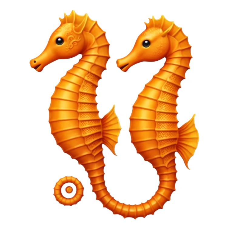 The seahorse emoji sticker