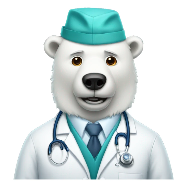 polarbear doctor sticker