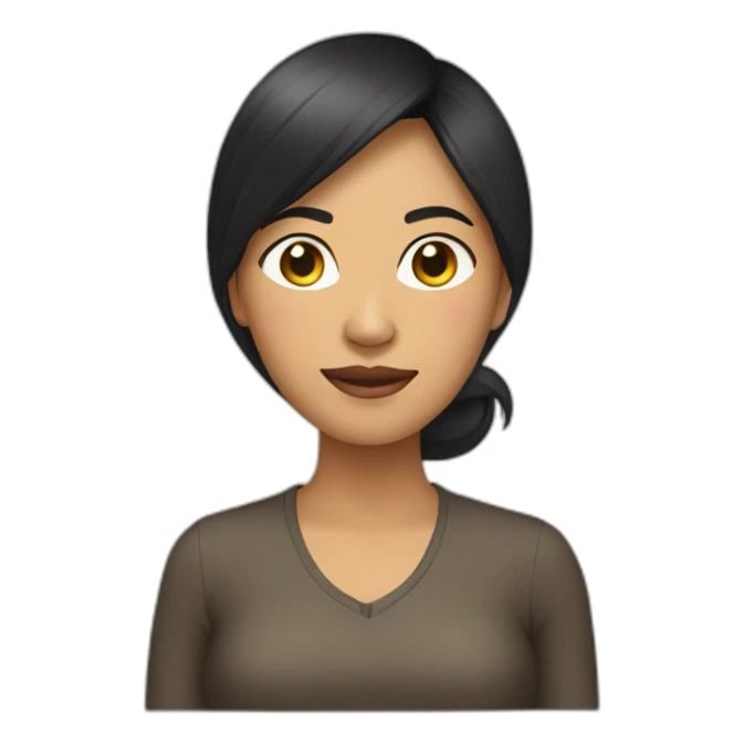 Indonesian female sticker