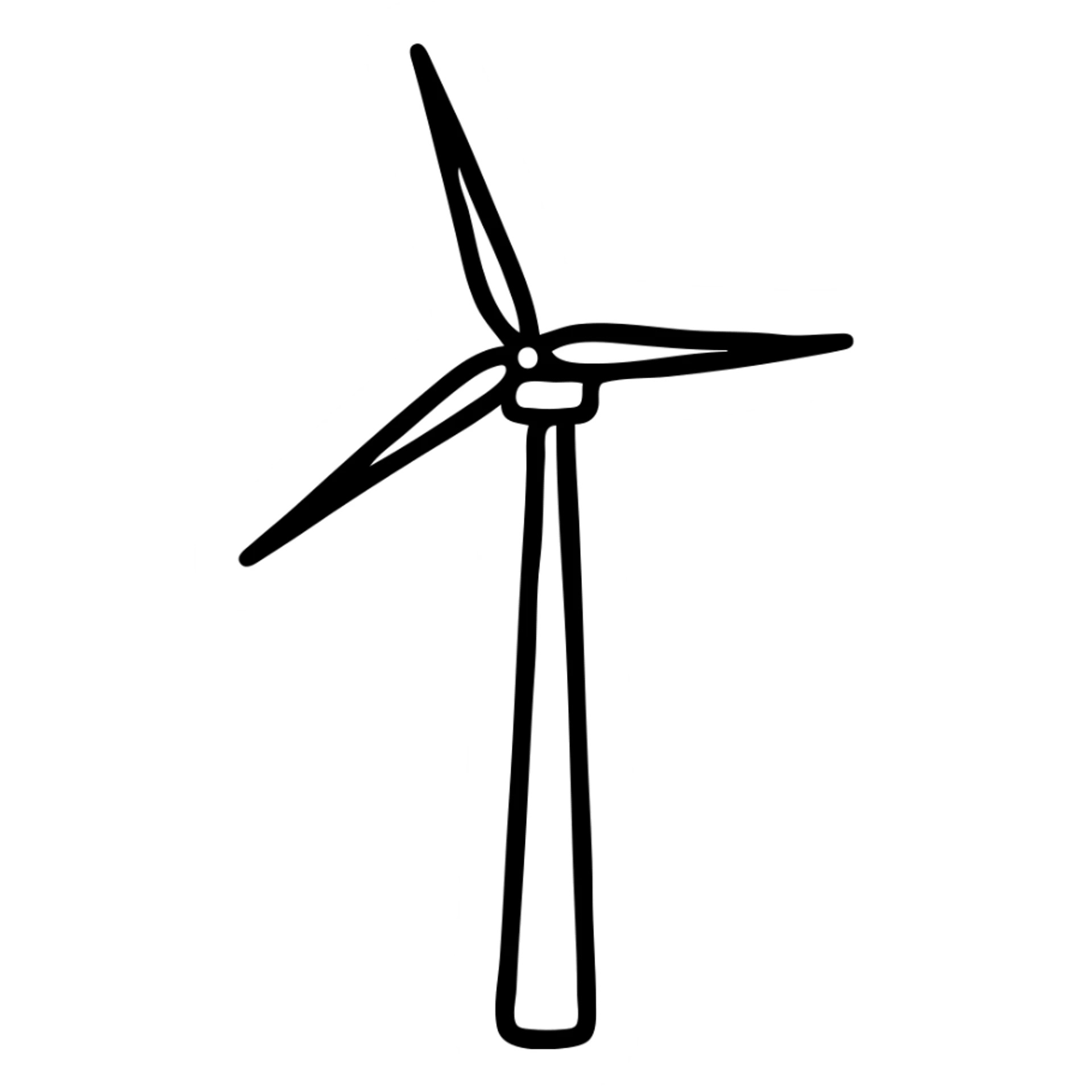 wind turbine, renewable energy material sticker