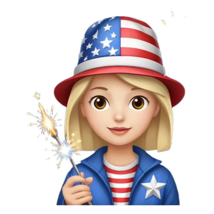 4th of July  sticker